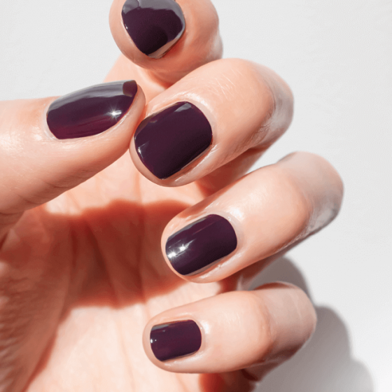 Le Vernis au Silicium Aubergine - MÊME Cosmetics