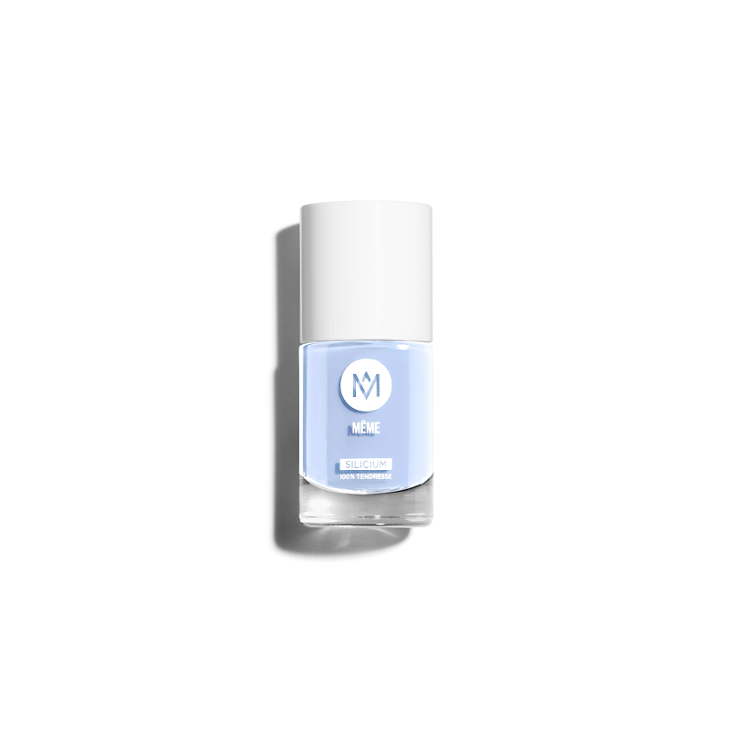 Sky blue silicon nail polish for weak and damaged nails - MÊME Cosmetics