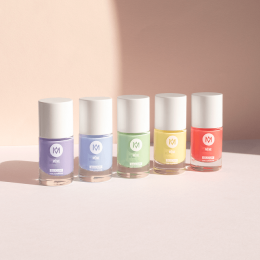 5 Pastel Crush limited edition polishes enriched with silicon - MÊME Cosmetics