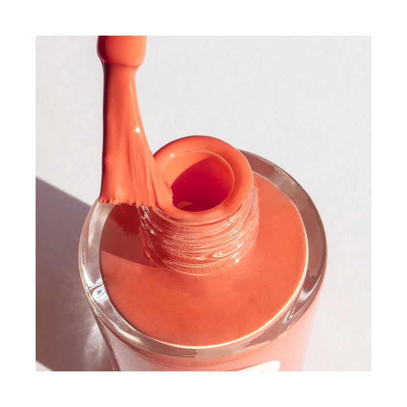 Peach silicon Nail polish for weakened and split nails - MÊME Cosmetics