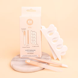 Manicure and pedicure accessories kit to take care of your nails before applying nail polish - MÊME Cosmetics
