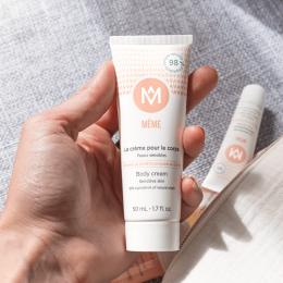 Crème nourissante pour le corps conçu pour les peaux sensibles  - Format voyage - MÊME Cosmetics