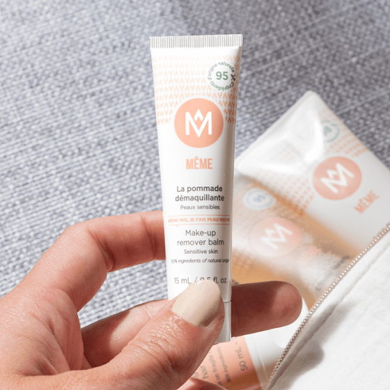 Makeup remover balm for gentle make-up removal without cotton - Travel size - MÊME Cosmetics
