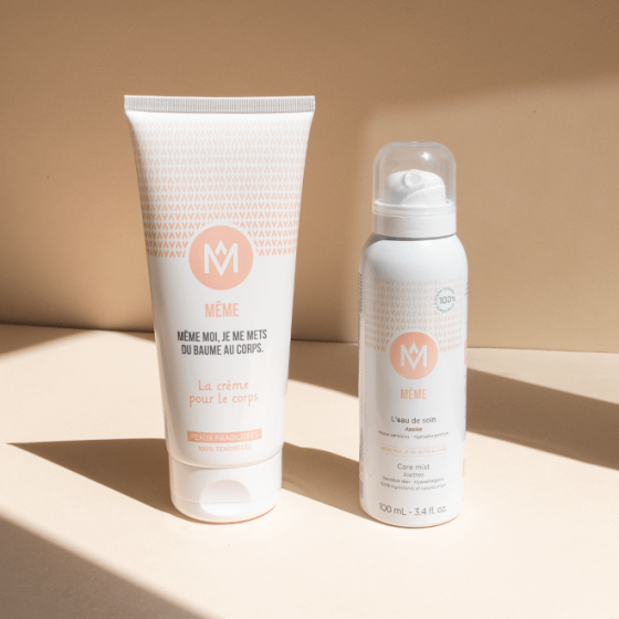 Kit apaisant post-radiothérapie - apaise les peaux fragiles et les brûlures - MÊME Cosmetics