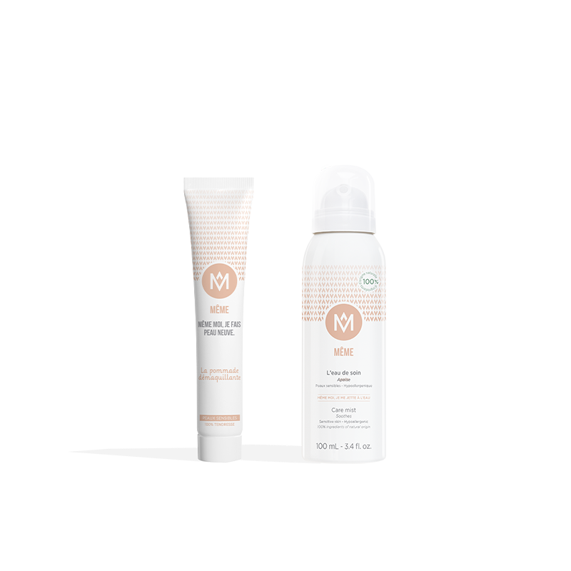 Pommade démaquillante et Eau de soin pour nettoyer et purifier en douceur - MÊME Cosmetics