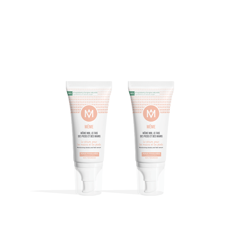 Le Duo de Sérums mains et pieds hydratants et apaisants pour peaux fragilisées - MÊME Cosmetics