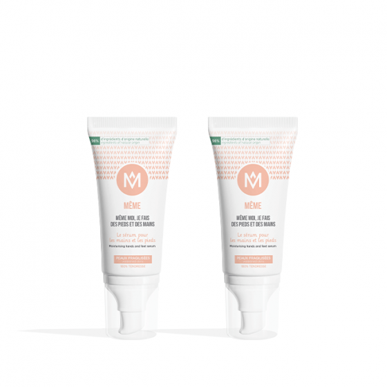 Hand and Foot Serum Duo to soothe and moisturize sensitive skin - MÊME Cosmetics