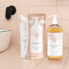 Face and body cleansing oil + economical refill kit