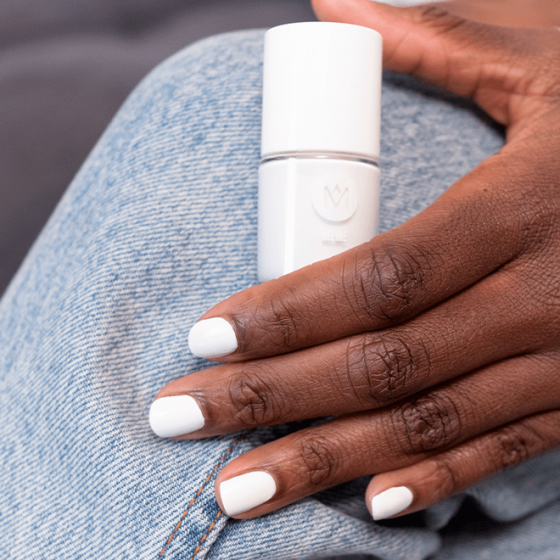 white matte nail polish - MÊME Cosmetics