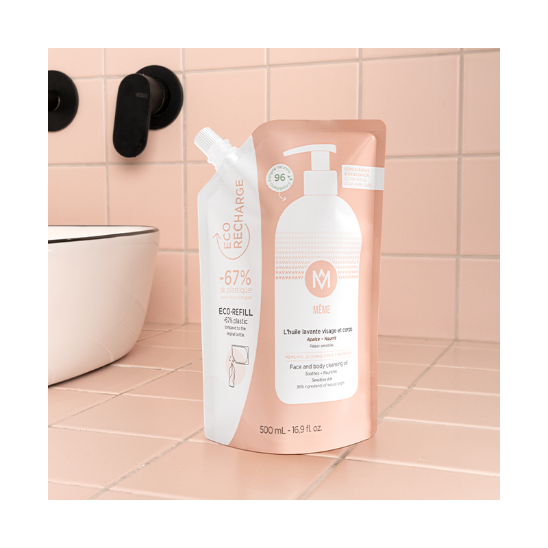 Face and body wash refill for sensitive and atopic skin - Même Cosmetics