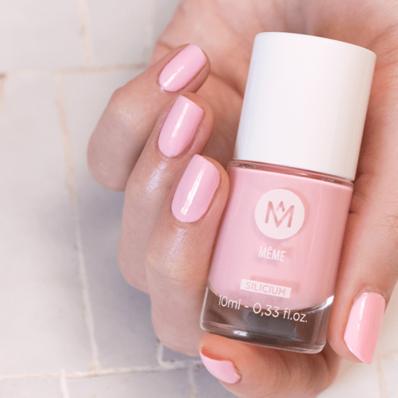 pale pink nail polish - MÊME Cosmetics