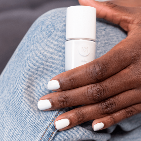 White silicon nail polish - MÊME Cosmetics
