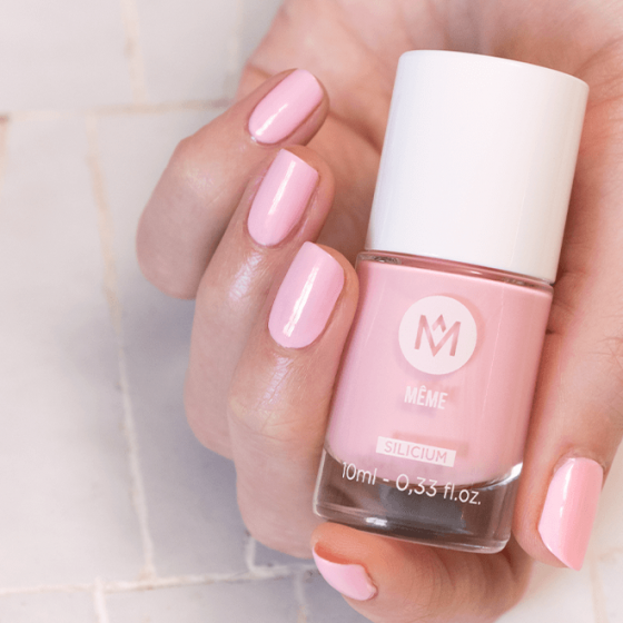 Pale pink silicon nail polish - MÊME Cosmetics