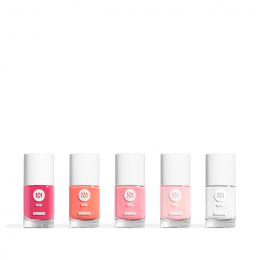 Pink and white nail polishes - MÊME Cosmetics