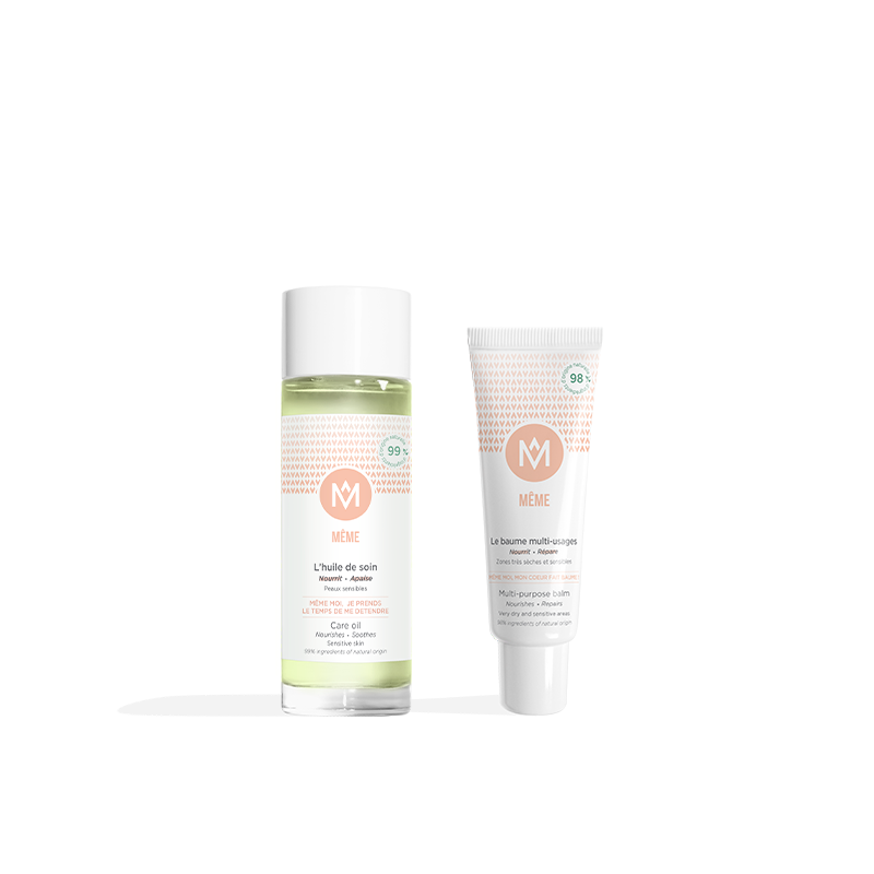 Kit with treatment oil and multi-purpose balm - MÊME Cosmetics