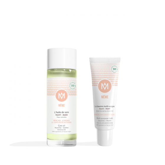 Kit with treatment oil and multi-purpose balm - MÊME Cosmetics
