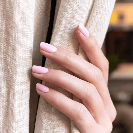soft pink silicon nail polish - MÊME Cosmetics