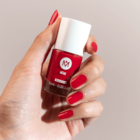 Le Vernis Rouge enrichi en Silicium - MÊME Cosmetics