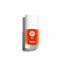 Golden Hour orange nail polish with silicon, made in France - MÊME Cosmetics