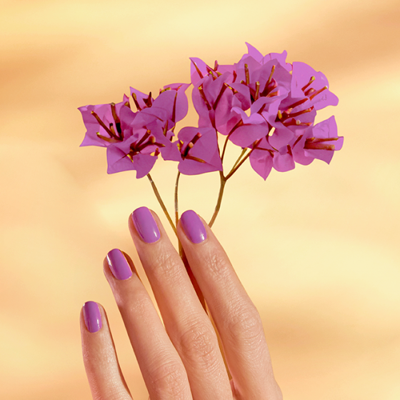 Vernis violet Bougainvillier renforce et protège - MÊME Cosmetics