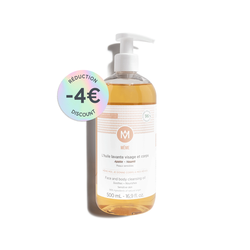 Discount on Natural Body Cleansing Oil for sensitive skin - MÊME Cosmetics