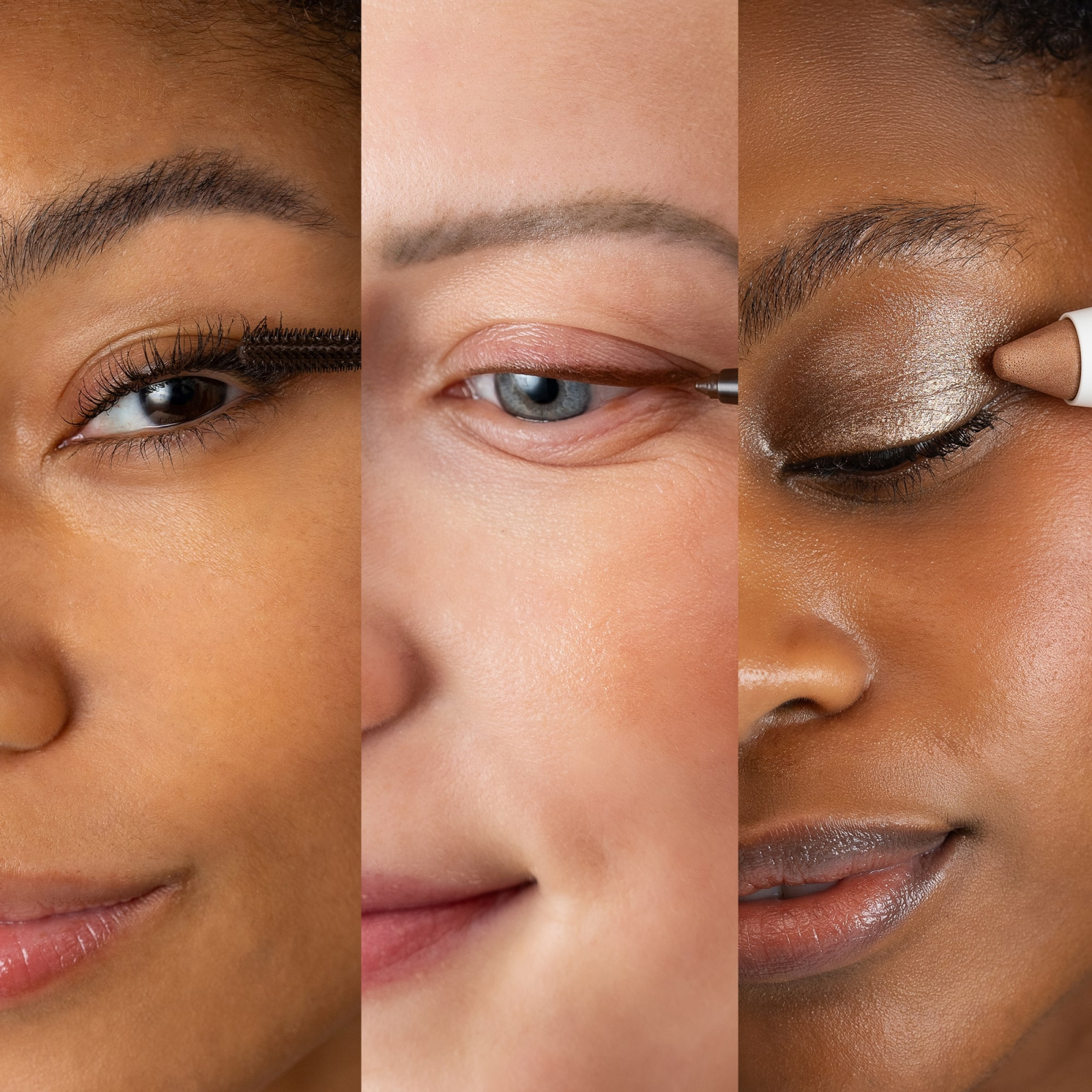 Organic cosmetic eye make-up