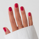 vernis à ongles au silicium rose foncé