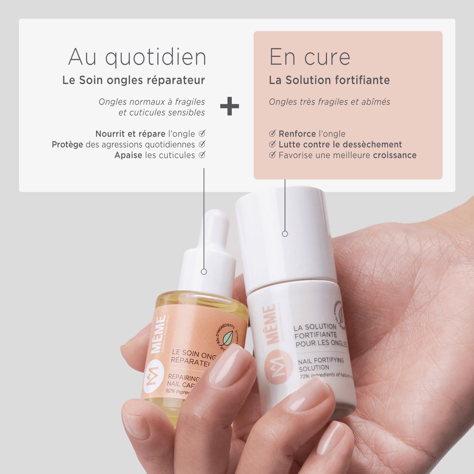 Soin ongles réparateur