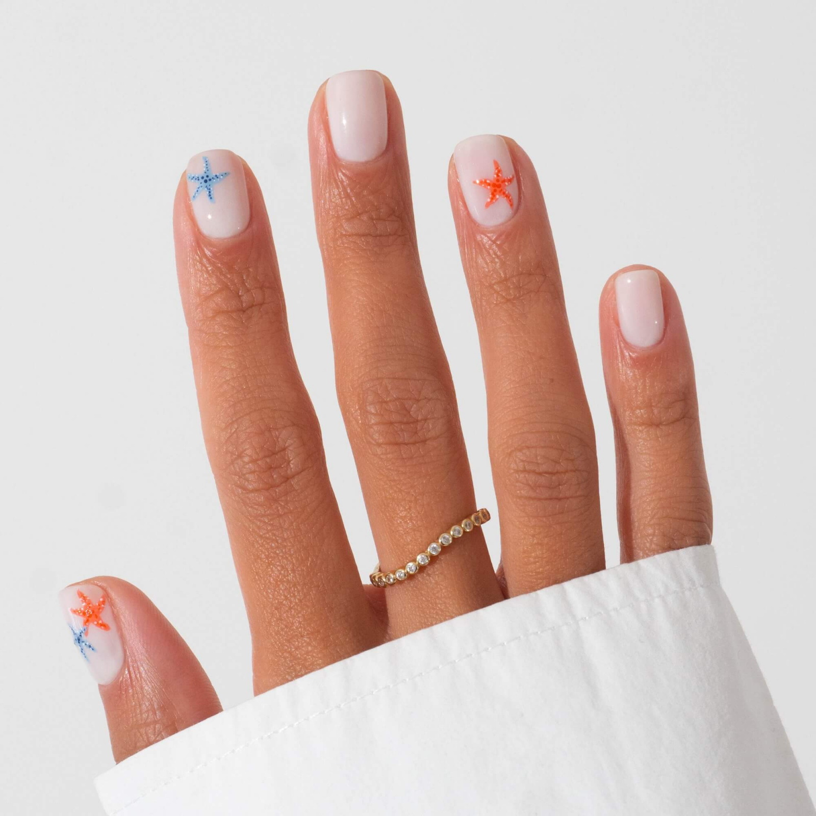 Nail art vernis Nude lacté