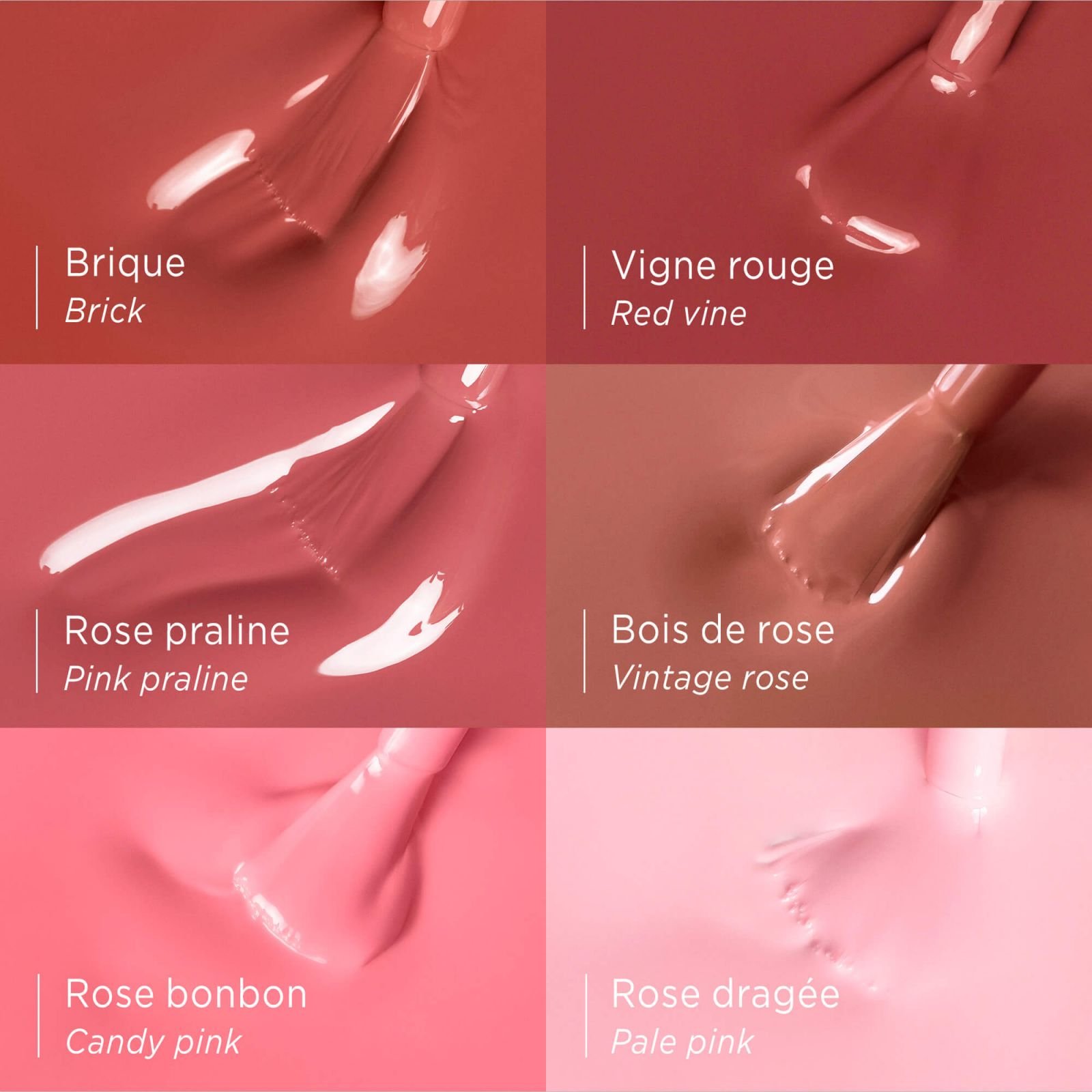 Vernis au silicium Rose praline