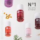 Milky nude silicon nail polish