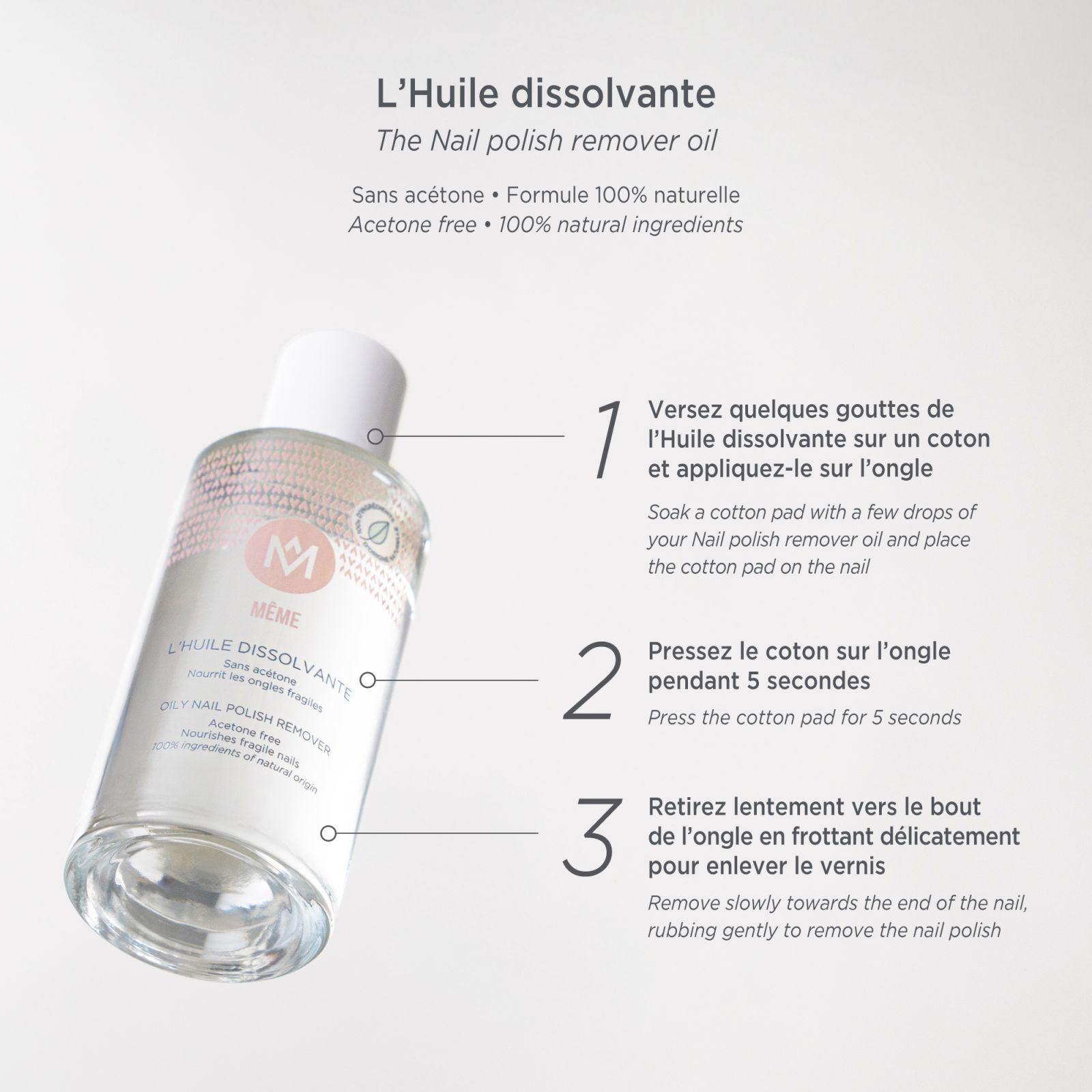 Nail polish remover oil