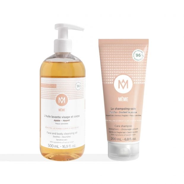 Essentiels gel douche surgras et shampoing ultra doux - MÊME Cosmetics