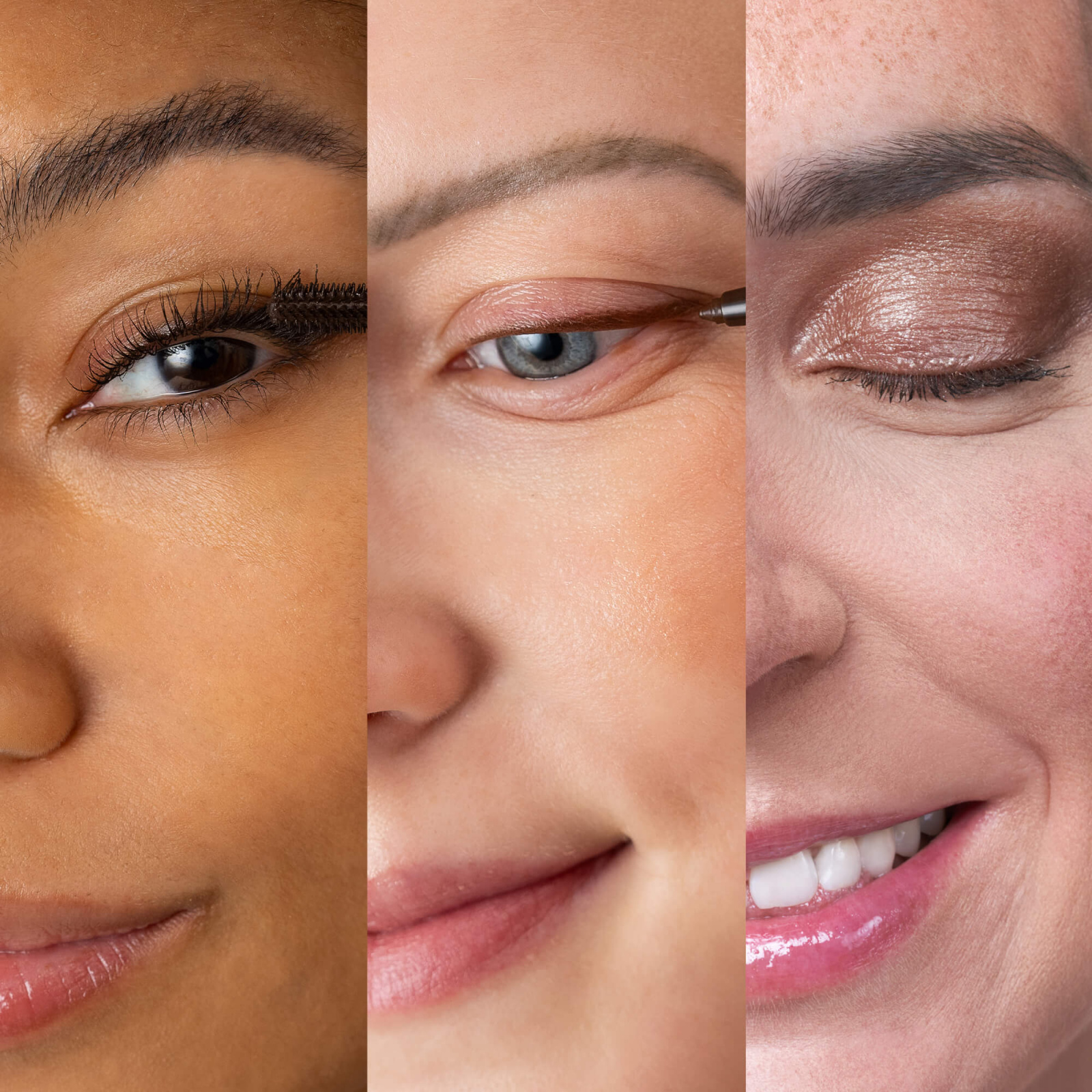 Organic cosmetic eye makeup