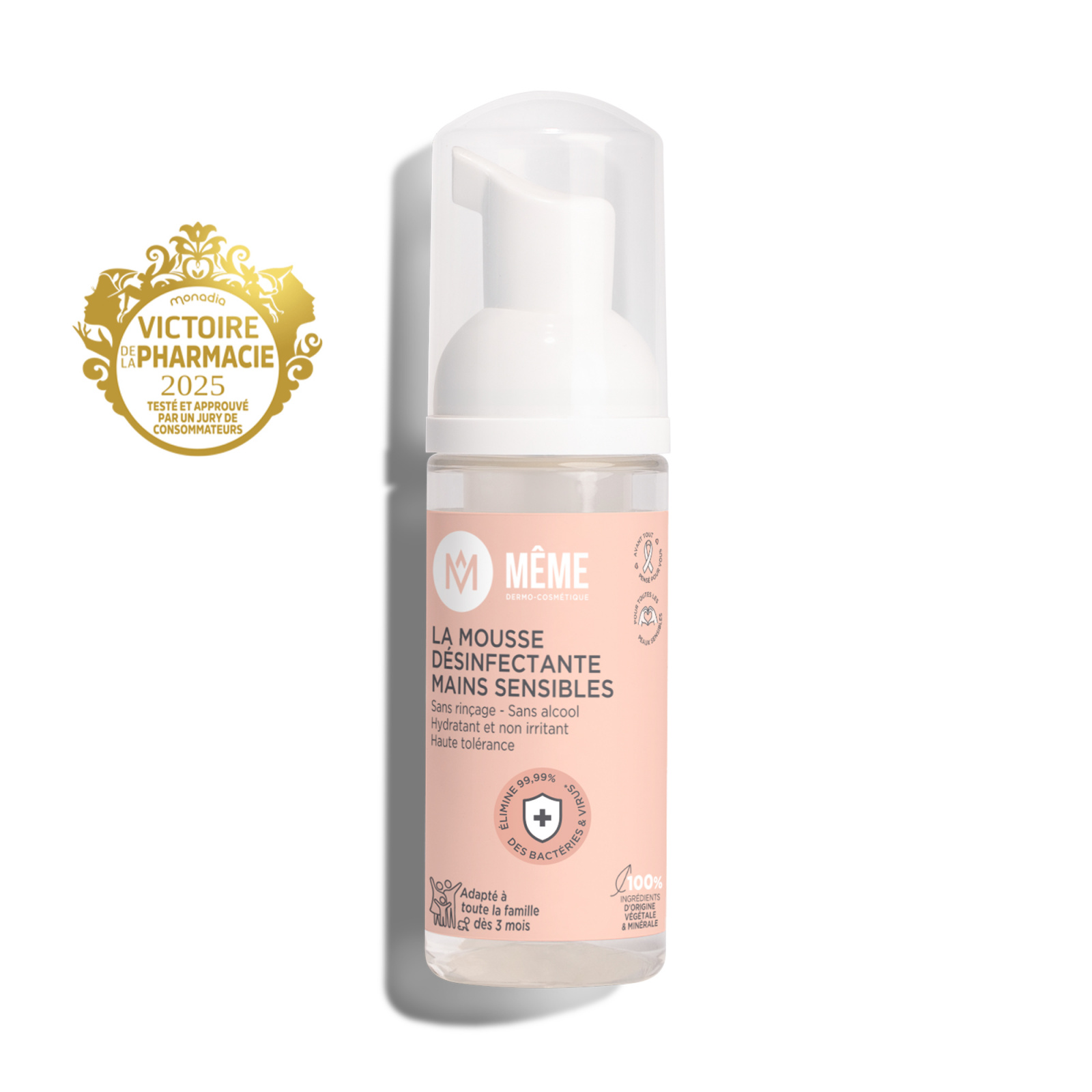 Sensitive skin hydroalcoholic gel - MÊME Cosmetics