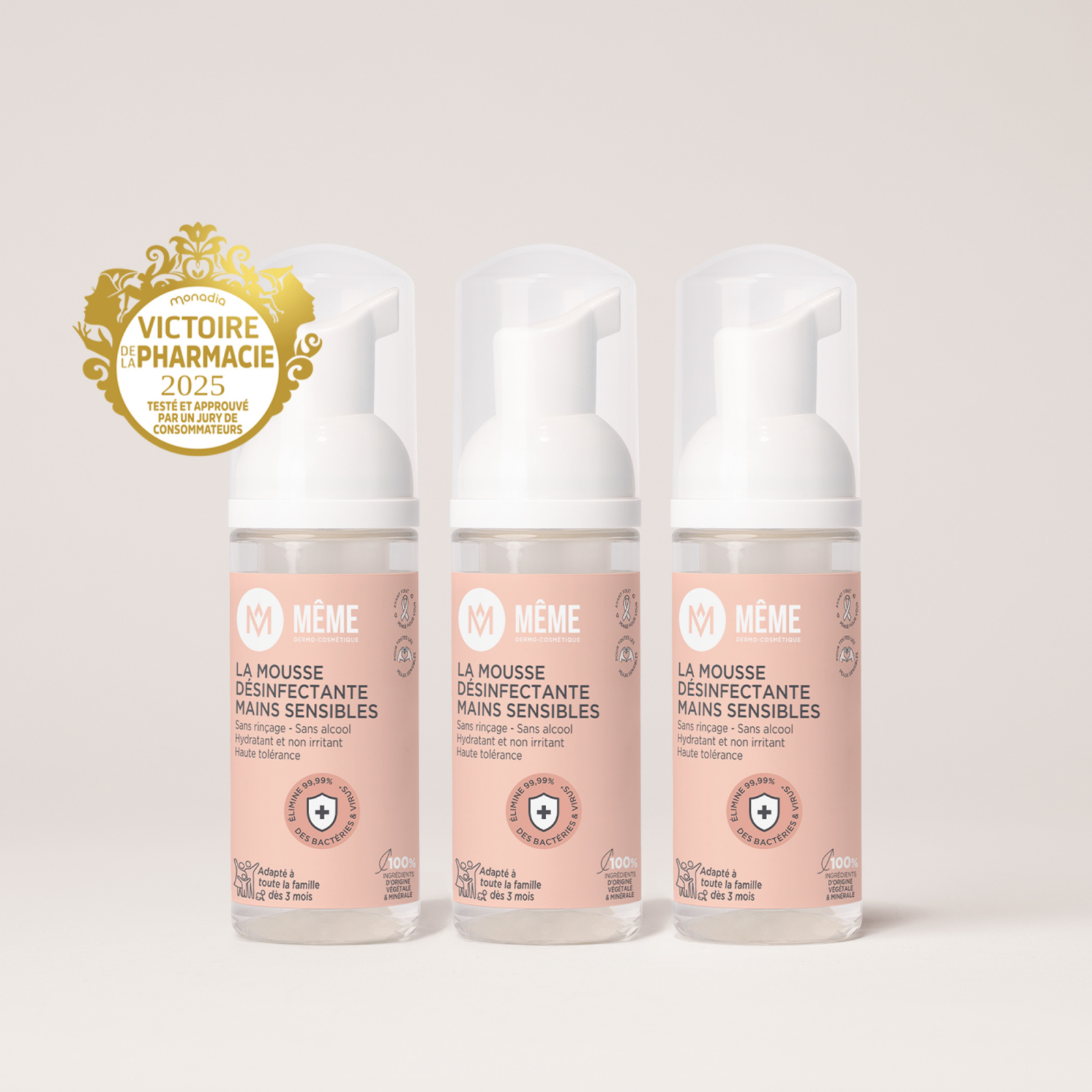 No-rinse hand disinfectant - MÊME Cosmetics