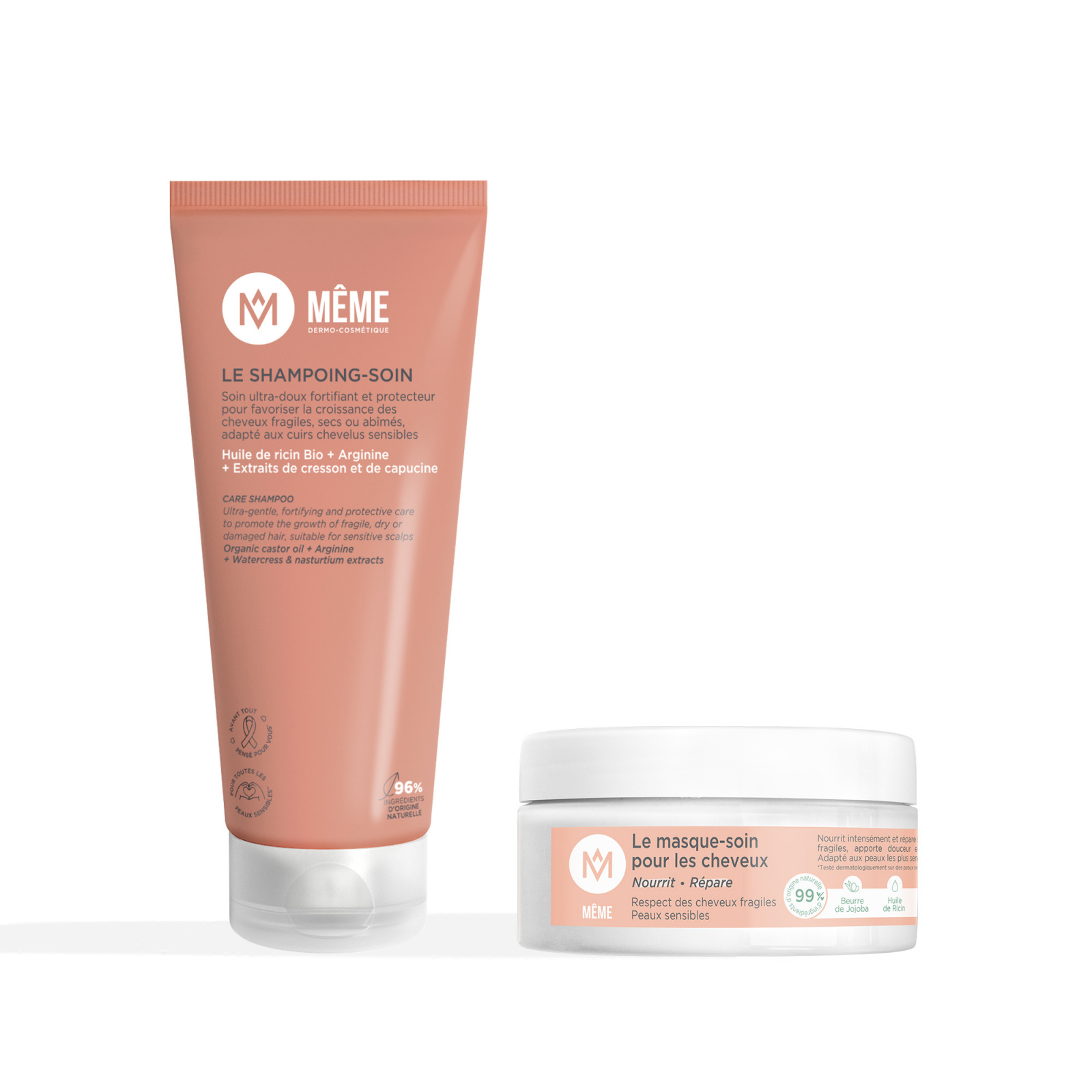 The care routine for damaged and brittle hair - MÊME Cosmetics