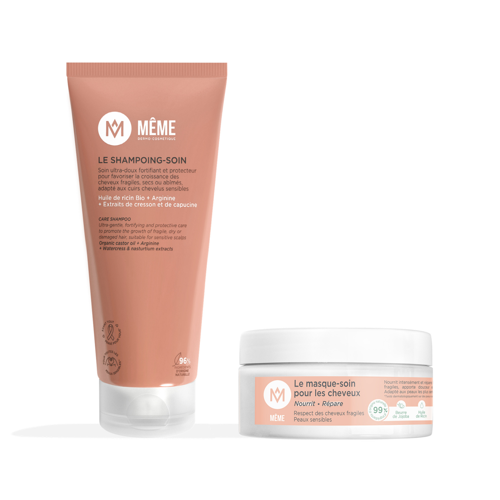 Fragile or damaged hair routine - MÊME Cosmetics