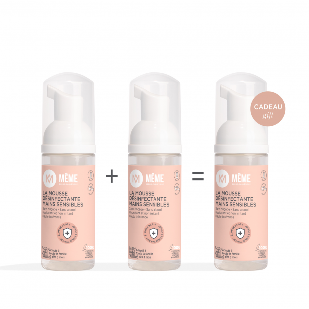 Trio Mousses désinfectantes - MÊME Cosmetics