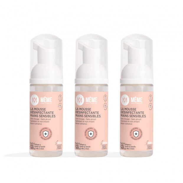 Trio Mousses désinfectantes - MÊME Cosmetics