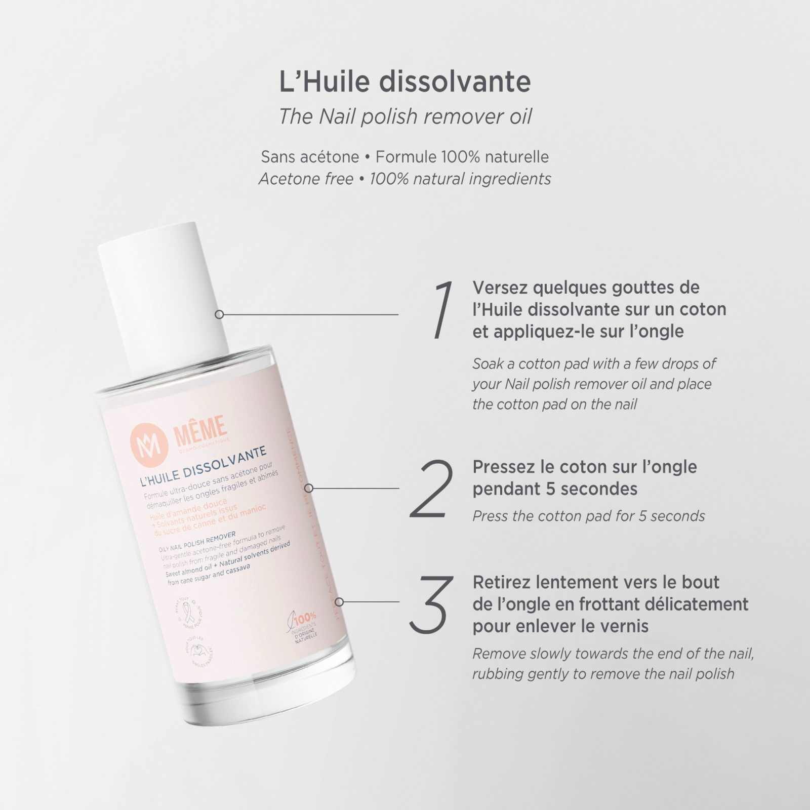 Dissolvant naturel  - MÊME