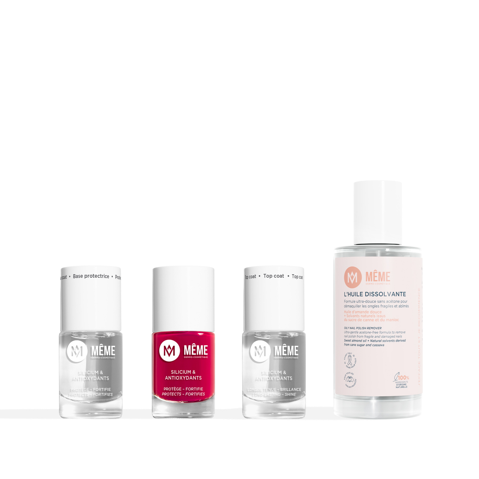 vernis au silicium opaque rose framboise - MÊME Cosmetics