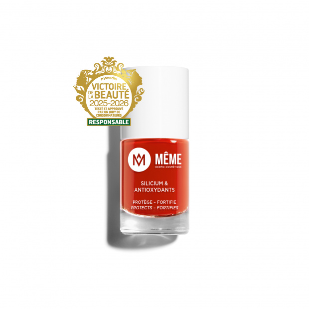 Opaque Orange Silicon Nail Polish