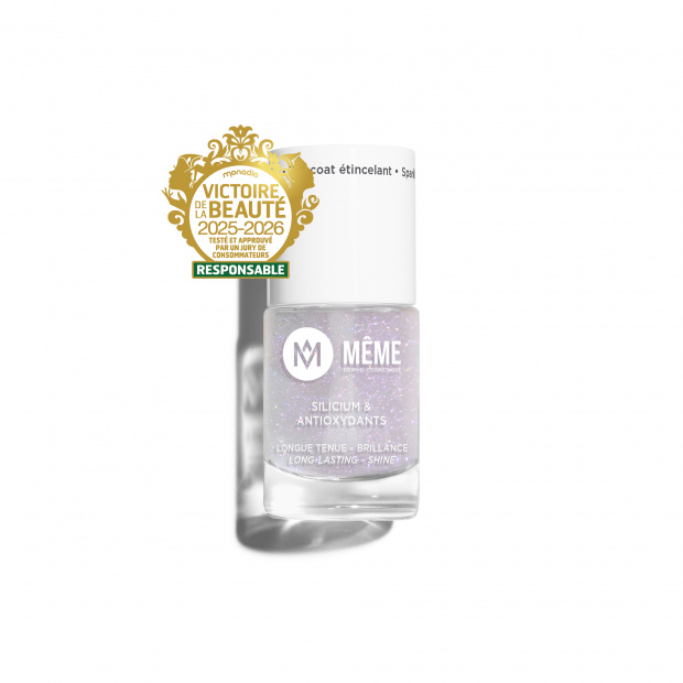 Sparkling silicon-based top coat - MÊME Cosmetics
