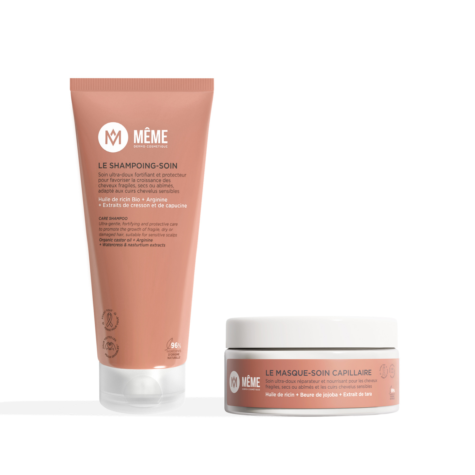 The care routine for damaged and brittle hair - MÊME Cosmetics