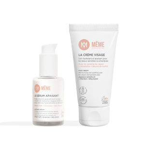 Routine visage apaisante