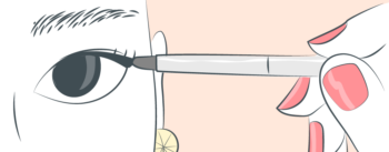 Dessiner ses cils pendant son cancer : le trompe l’oeil de l’eye-liner !