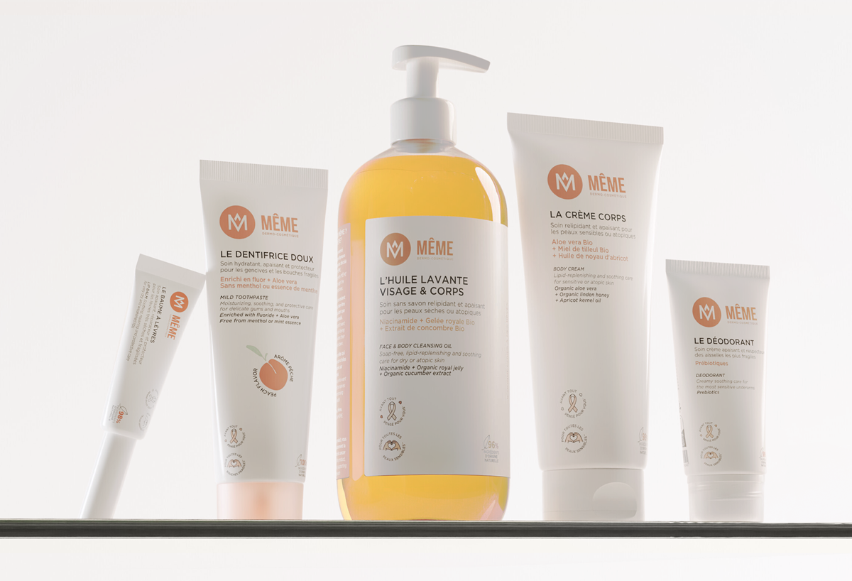 La gamme de soins MÊME Cosmetics