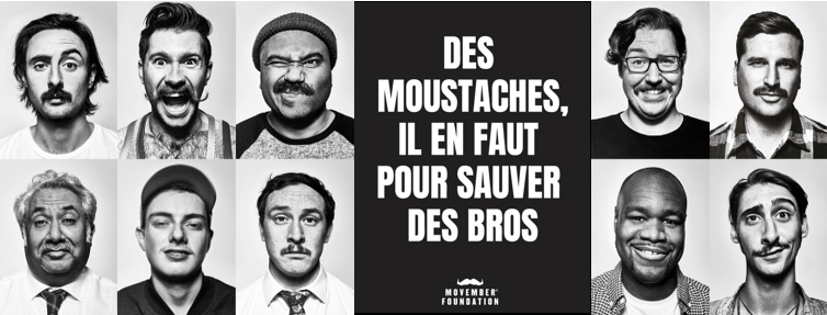 Movember cancers masculins