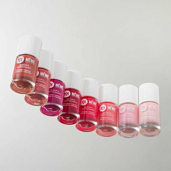 Les vernis au silicium colorés